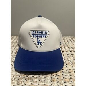 Los Angeles Dodgers 47 Hitch Golf Hat Rope Snapback Rare World Series White Mesh